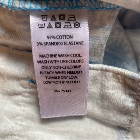 Sigrid Olsen Blue shorts size 6 - Picture 6 of 9